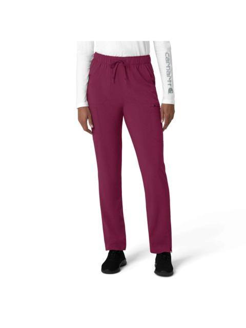 Carhartt Women's Force Cross-Flex Straight Leg Cargo Scrub Pant