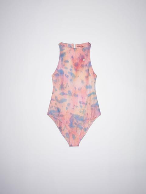 Acne Studios Cloud dye swimsuit - Peach orange