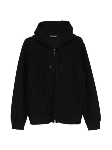 EMPORIO ARMANI zip-up hoodie