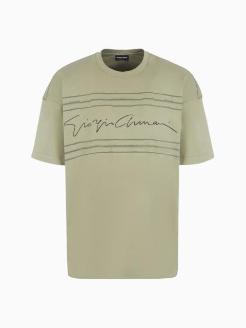 GIORGIO ARMANI ASV organic cotton jersey crew-neck T-shirt