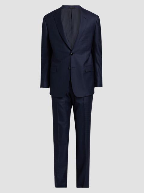 GIORGIO ARMANI Men's Tailored Wool Single-Breasted Suit - Sky Captain