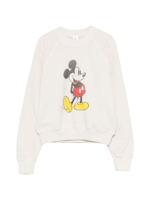 RE/DONE x Disney graphic-print crew-neck sweatshirt