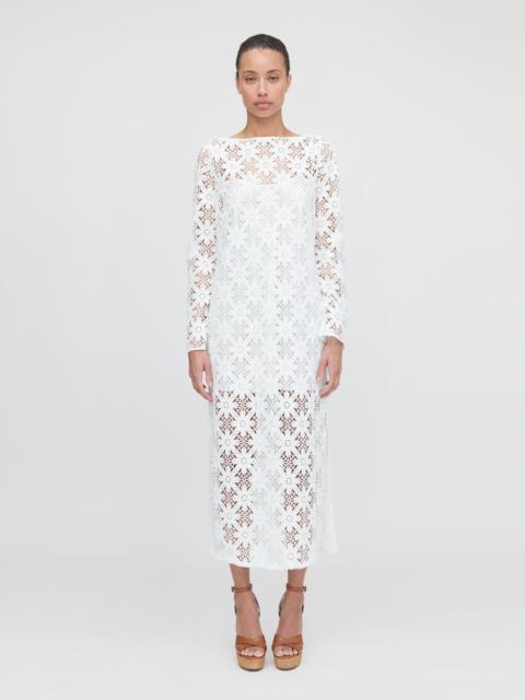Hill House Home The Eliza Dress - White Daisy Crochet