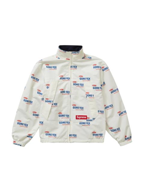 Supreme Supreme Logo Ripstop Hooded Track Jacket Natural