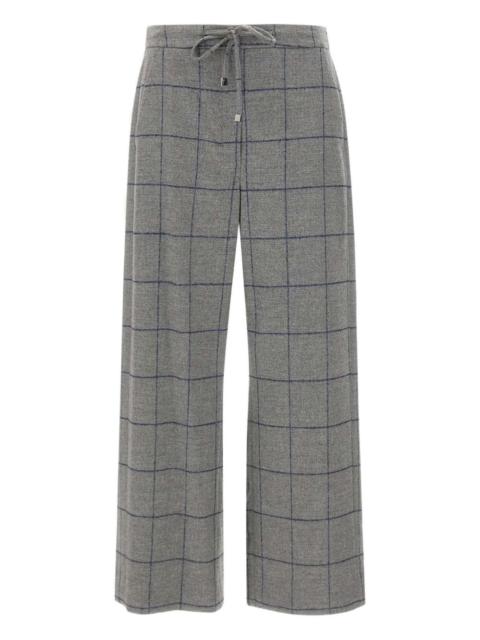 'S Max Mara Sfinge checked trousers