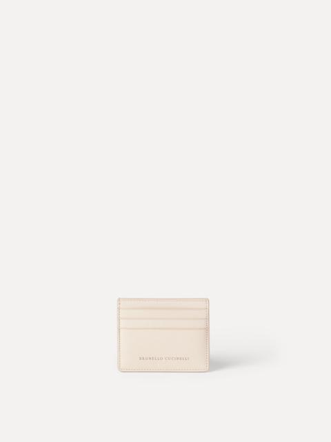Brunello Cucinelli Grained calfskin card case