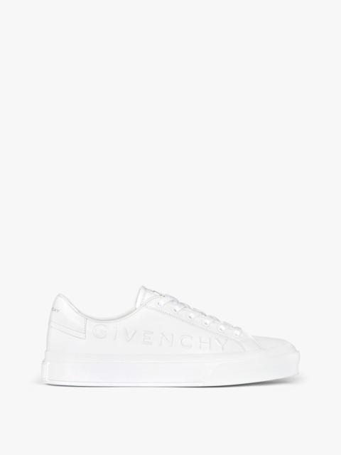 Givenchy CITY SPORT SNEAKERS IN GIVENCHY LEATHER