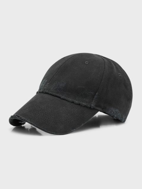 Men's Distressed Baseball Cap