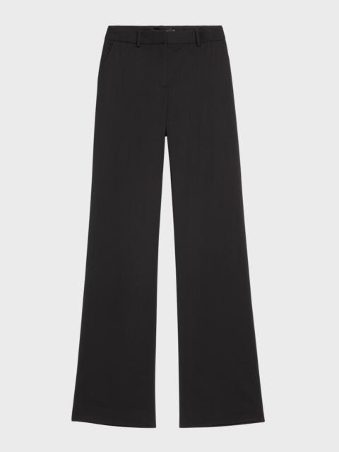 BRANDON MAXWELL The Anderson Relaxed Trousers with Slant Pockets