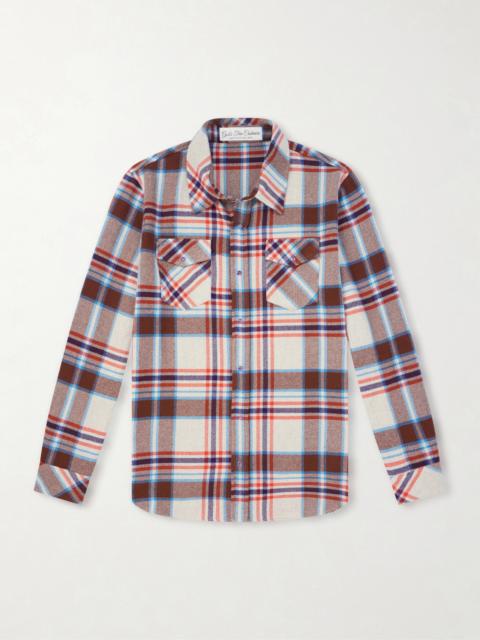 God’s True Cashmere Checked Cashmere Shirt