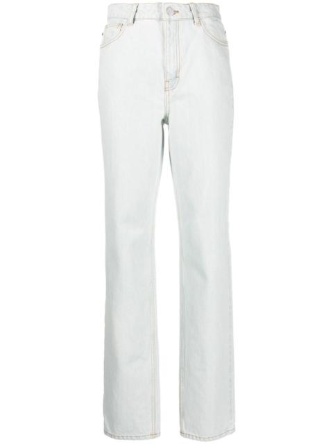 GESTUZ mid-rise straight-leg jeans
