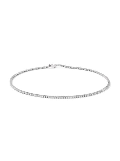 KENDRA SCOTT 7.95 ct Lab Grown White Diamond Tennis Necklace in 14k White Gold
