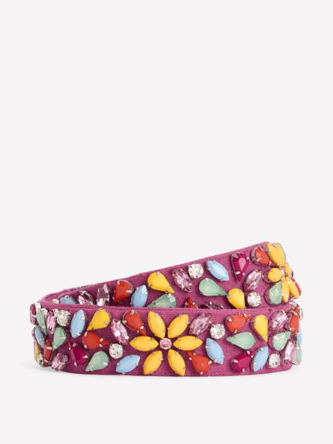 BODEN Embellished Party Belt-Pink Parfait