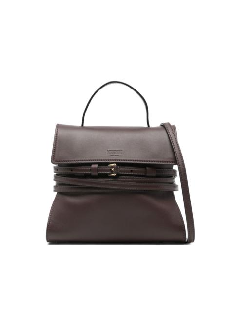 Moschino small Tie Me buckle-strap tote bag