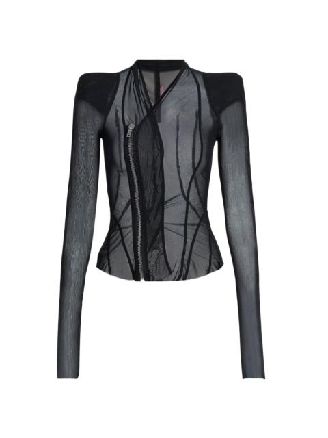 Rick Owens Lilies Women's Princess Sheer Jacket - Black