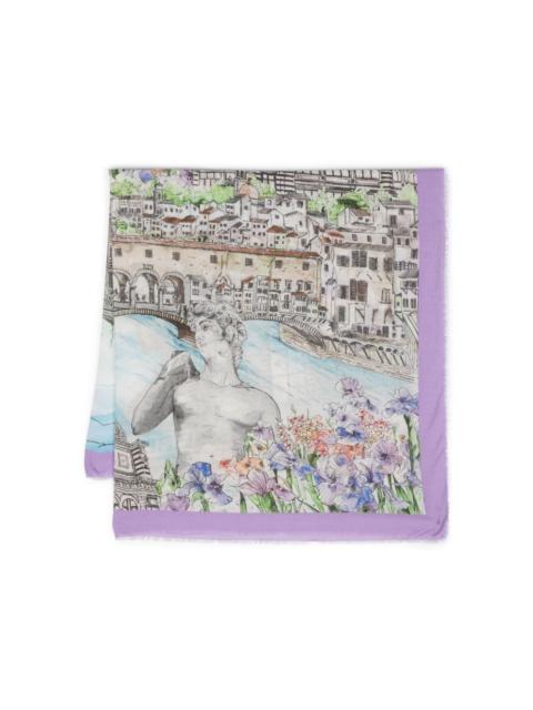 Faliero Sarti graphic-print scarf