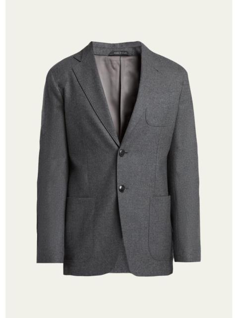 GIORGIO ARMANI Men's Upton Cashmere-Stretch Blazer