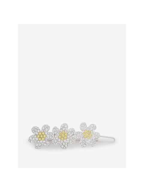 Marni rhinestone-embellished daisy hair slide