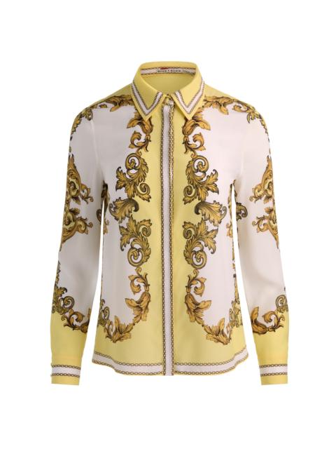 Alice + Olivia WILLA SILK BLOUSE