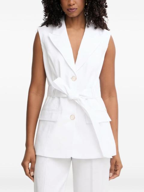 GUESS USA belted sleeveless blazer