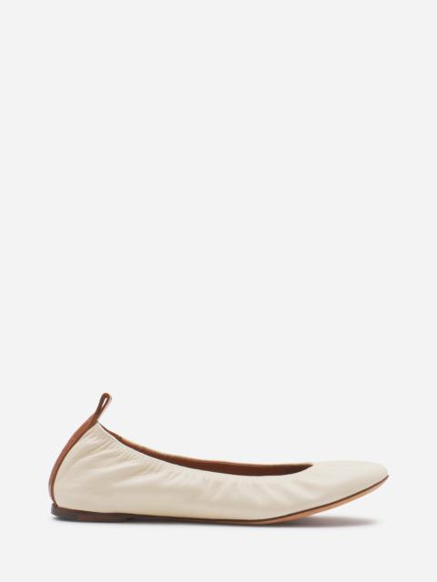 Lanvin THE LEATHER BALLERINA FLAT