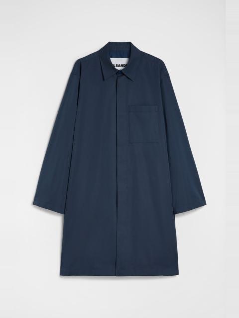 Jil Sander Cotton Blend Poplin Coat