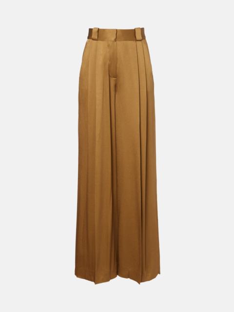 BLAZÉ MILANO Husi satin palazzo pants