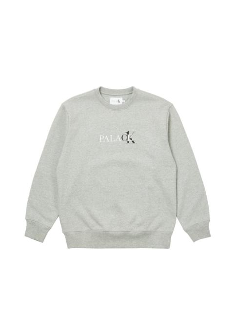 CK1 PALACE CREW LIGHT GREY HEATHER