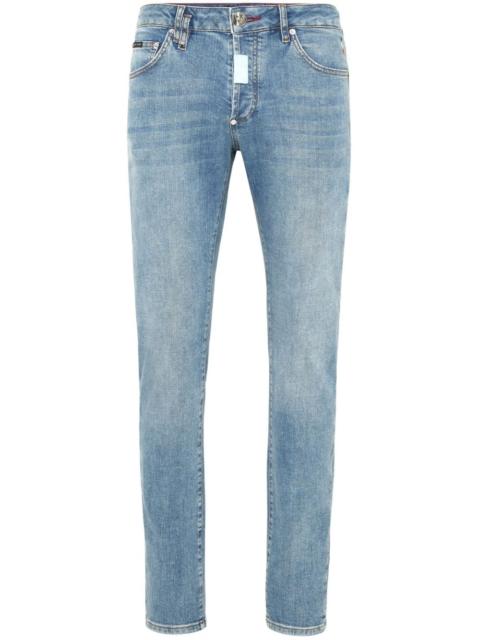 PHILIPP PLEIN Hexagon-appliqué jeans