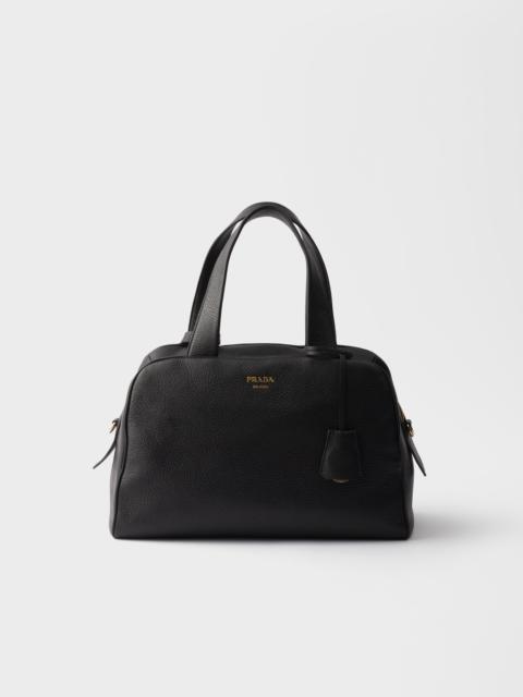 Prada Large leather top-handle bag