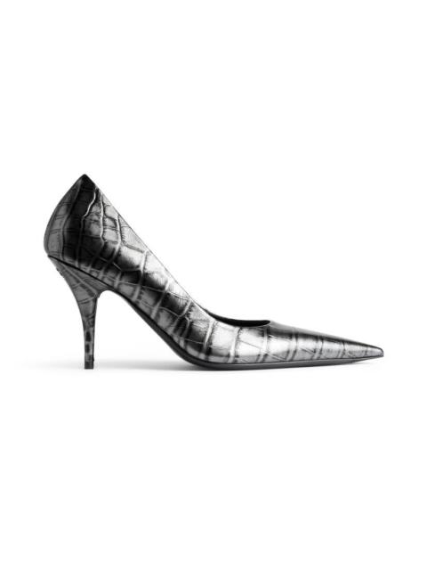 BALENCIAGA Women's Avenue Pump in Gun Metal