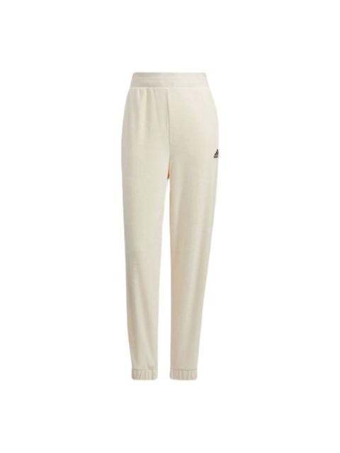 adidas (WMNS) adidas Velour Pants 'White' HG1824