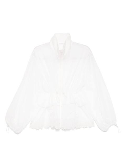 CECILIE BAHNSEN semi-sheer jacket