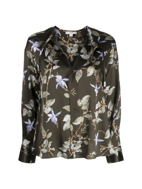 Bellflower silk blouse