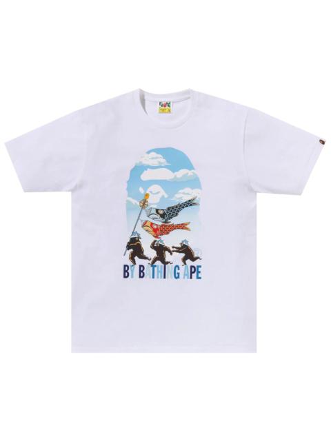 BAPE Carp Streamer By Bathing Ape Tee 'White'