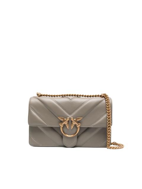 PINKO Love One quilted cross body bag