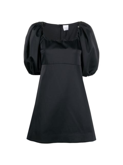 PATOU off-shoulder puff sleeve mini dress