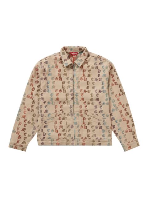 Supreme Supreme Gradient Jacquard Denim Work Jacket Tan