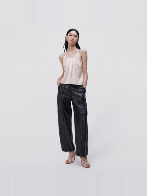 Luxe Vegan Leather Cargo Pant