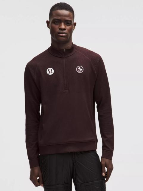 lululemon Team Canada Men's Engineered Warmth Half Zip *CPC Logo