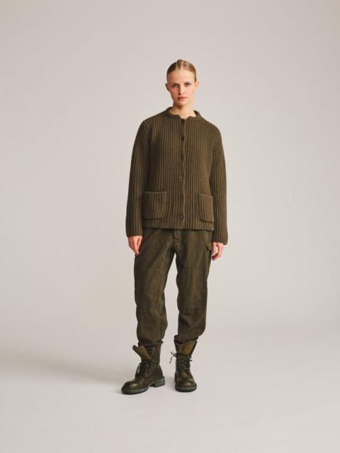 CASEY/CASEY CARDIGAN - LAMO - KHAKI