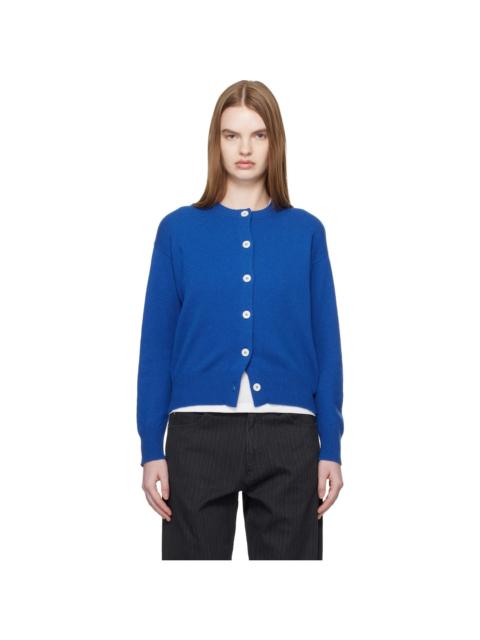 &DAUGHTER Blue Ada Crewneck Cardigan