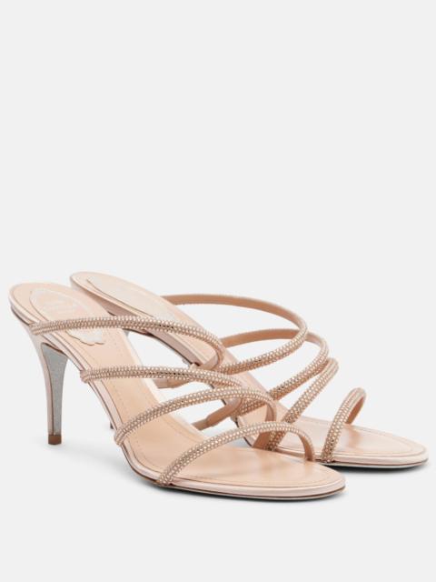 RENE CAOVILLA Crystal-embellished sandals