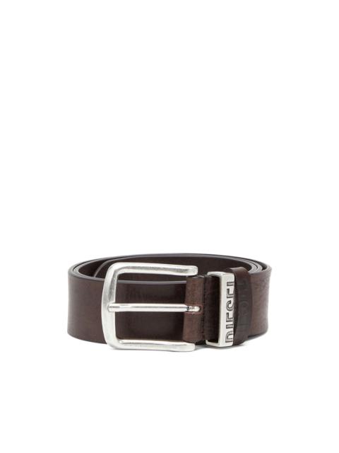 Diesel B-Visible logo-engraved belt