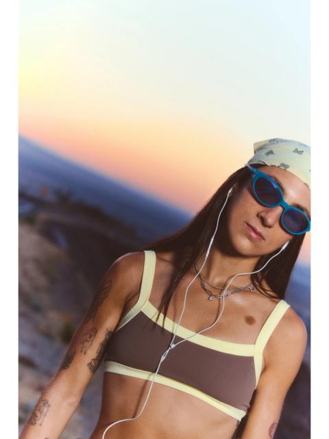 FREE PEOPLE Never Better Colorblock Mini Bra