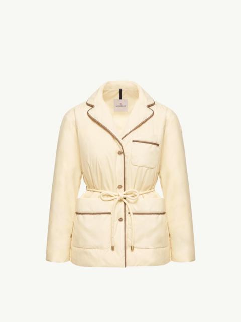 Moncler Tieche Belted Mid-Length Down Jacket