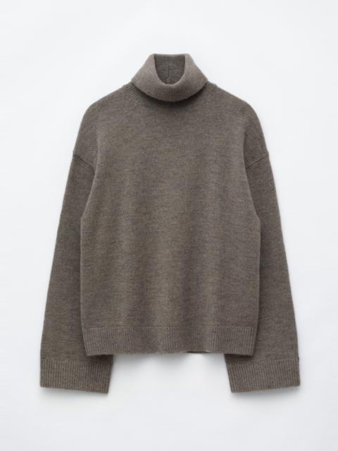 & Other Stories Wool-Cotton Turtleneck Jumper
