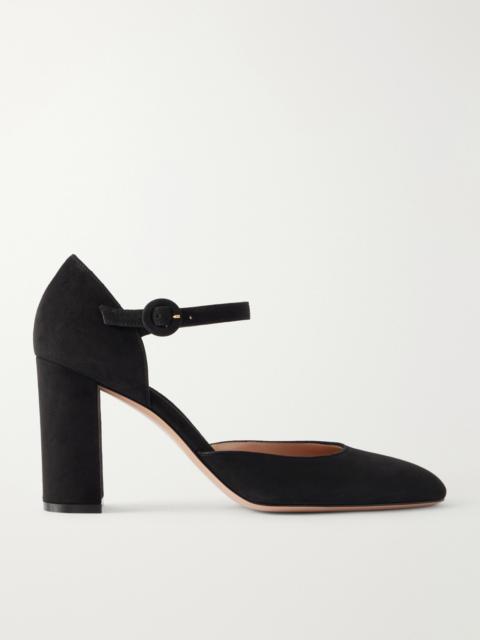 Gianvito Rossi 85 Suede Pumps