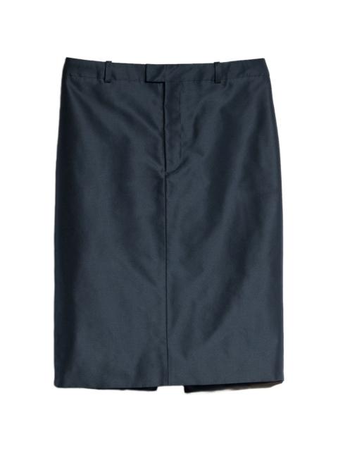 GUCCI silk midi skirt