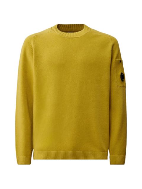 C.P. Company crewneck lens-detail cotton sweater